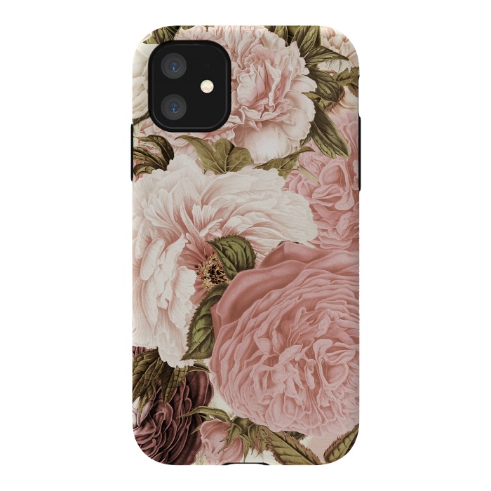 iPhone 11 StrongFit Vintage Roses by  Utart