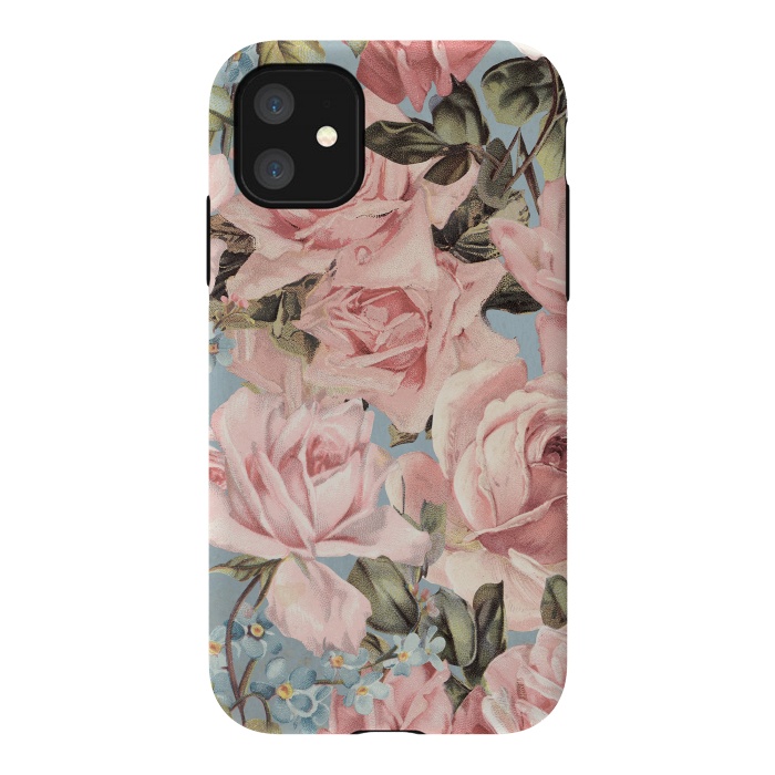 iPhone 11 StrongFit Lovely Spring Flowers and Roses by  Utart