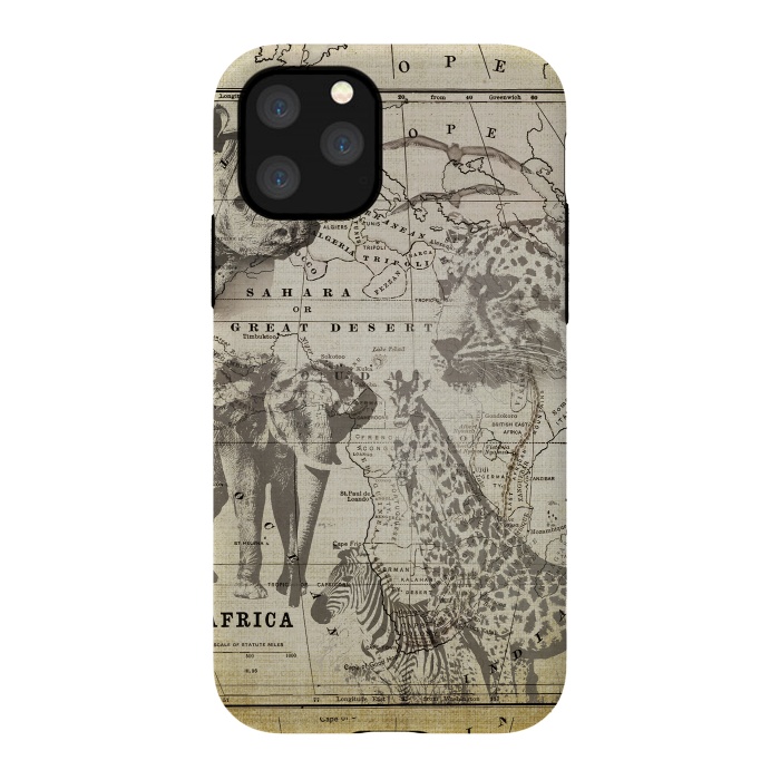 iPhone 11 Pro StrongFit African Wild Animals by Andrea Haase