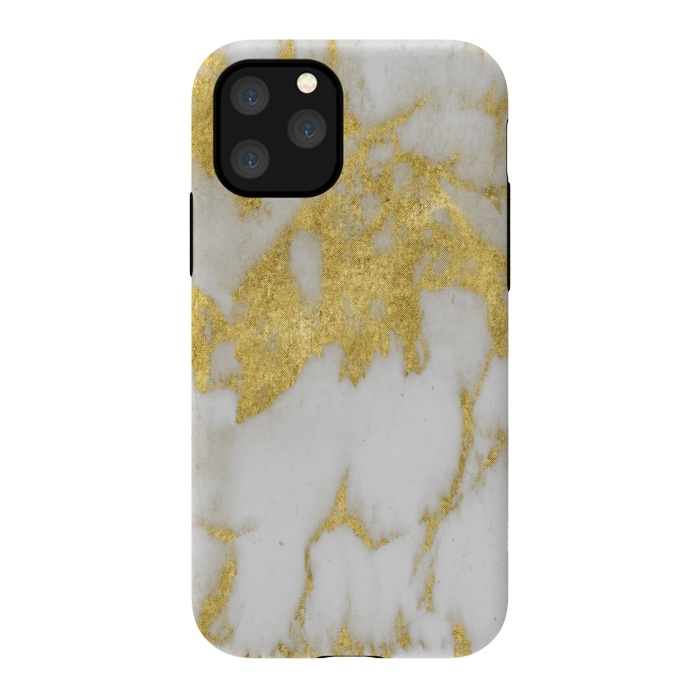 iPhone 11 Pro StrongFit Gold marble by haroulita