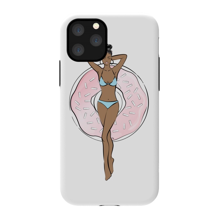 iPhone 11 Pro StrongFit Summer time relax Dark skin by Martina
