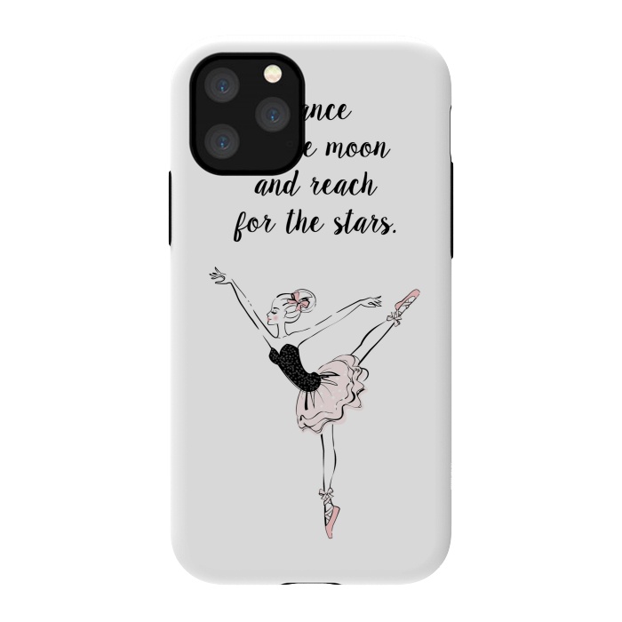 iPhone 11 Pro StrongFit Little Ballerina Dance Quote by Martina