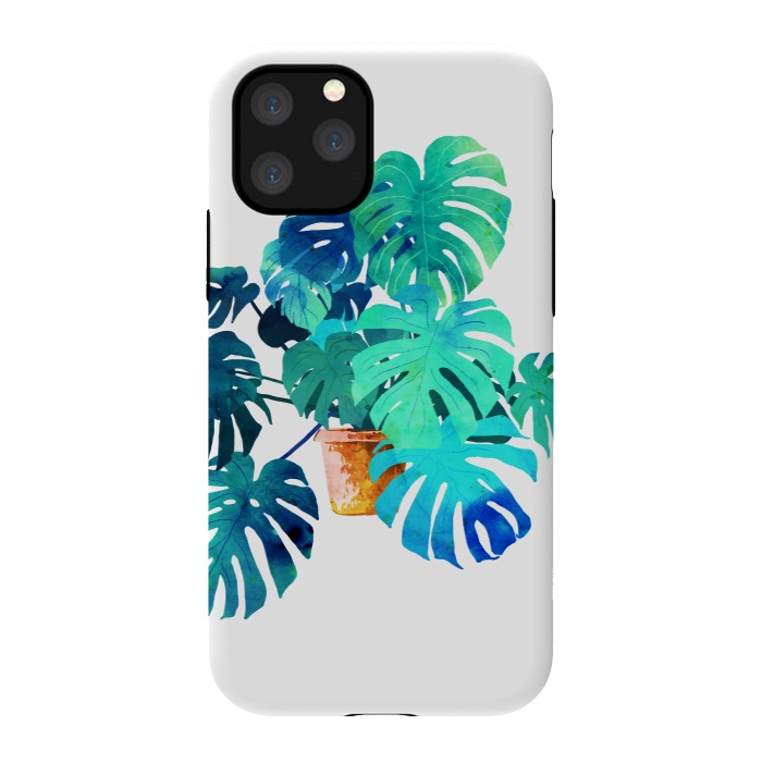 iPhone 11 Pro StrongFit Monstera V2 by Uma Prabhakar Gokhale