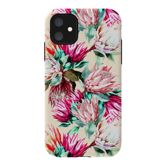 iPhone 11 StrongFit King proteas bloom II by Mmartabc