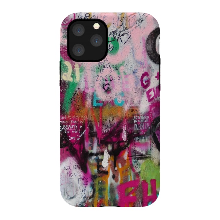 iPhone 11 Pro StrongFit Colorful GraffitiArt by Andrea Haase