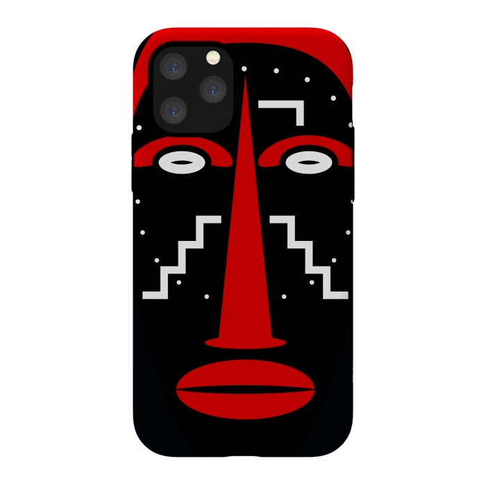 iPhone 11 Pro StrongFit Ligbi tribal Mask by TMSarts