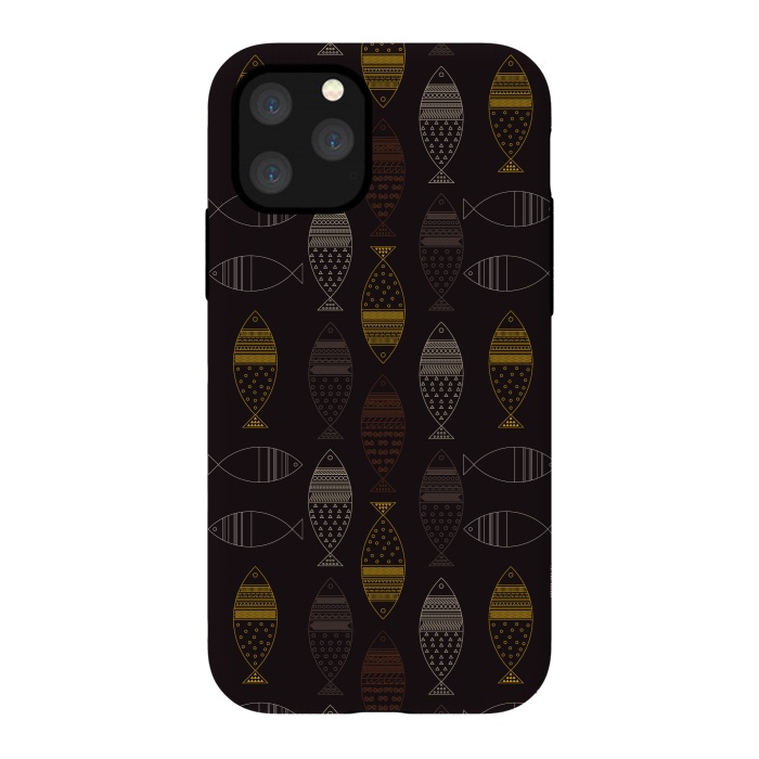 iPhone 11 Pro StrongFit tribal fish by TMSarts