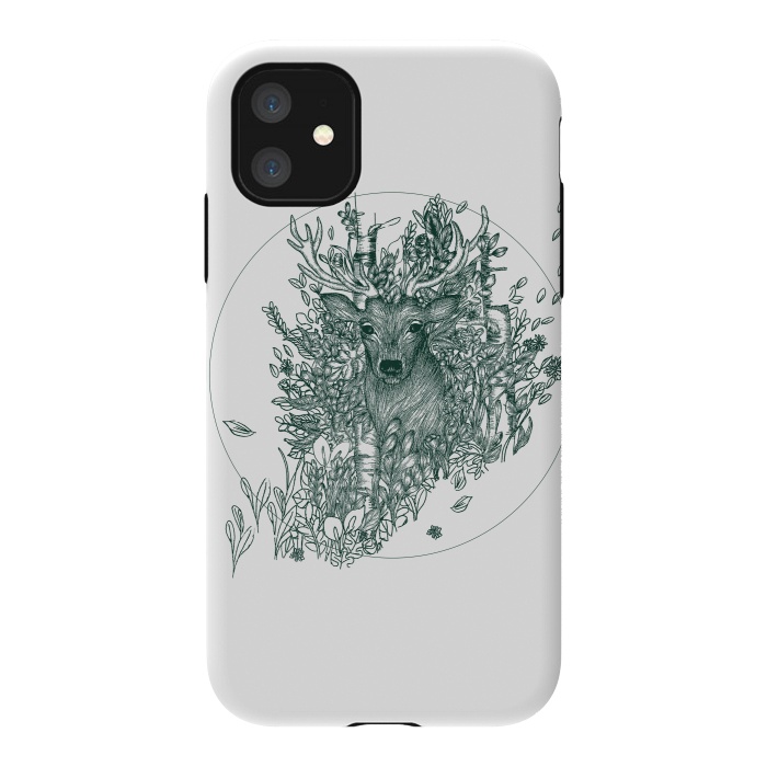iPhone 11 StrongFit Stag and Forest by ECMazur 