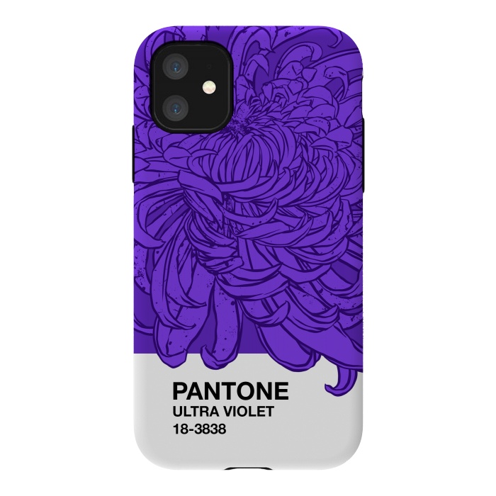 iPhone 11 StrongFit Pantone ultra violet  by Evgenia Chuvardina