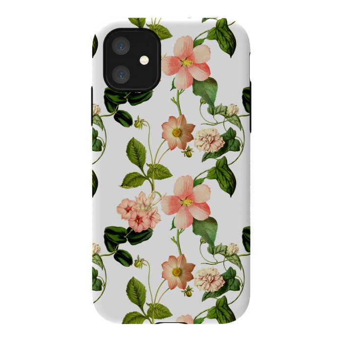 iPhone 11 StrongFit Lovely vintage flower pattern by  Utart