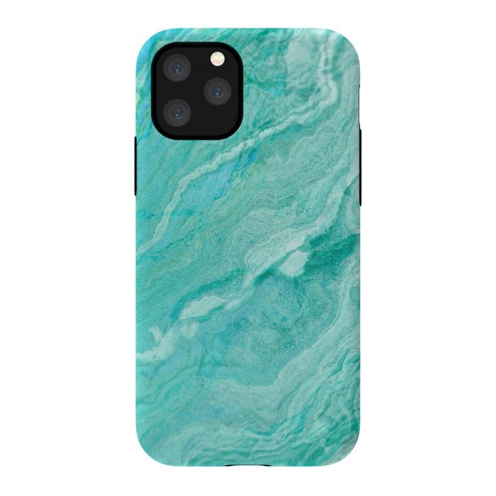 iPhone 11 Pro StrongFit beautiful ink turquoise Marble texture by  Utart