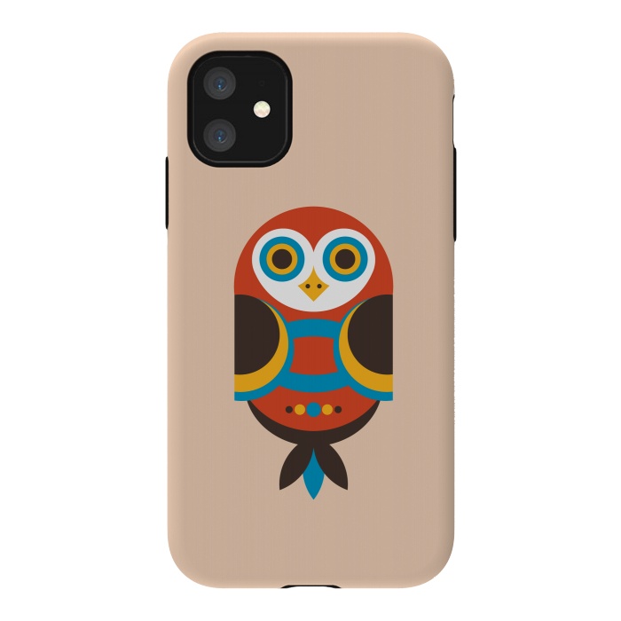 iPhone 11 StrongFit abstract Owl by TMSarts