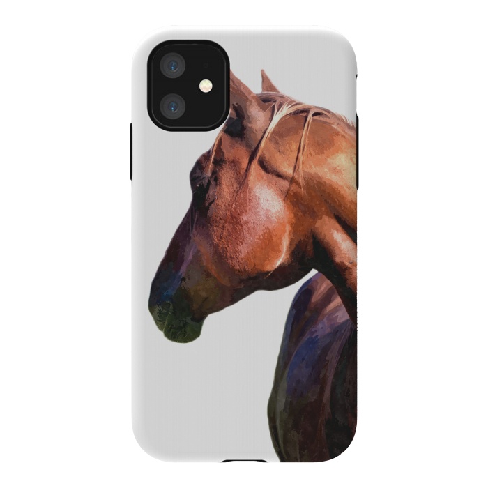 iPhone 11 StrongFit Horse Portrait by Alemi