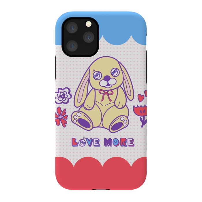 iPhone 11 Pro StrongFit CUTIE RABBIT by Michael Cheung