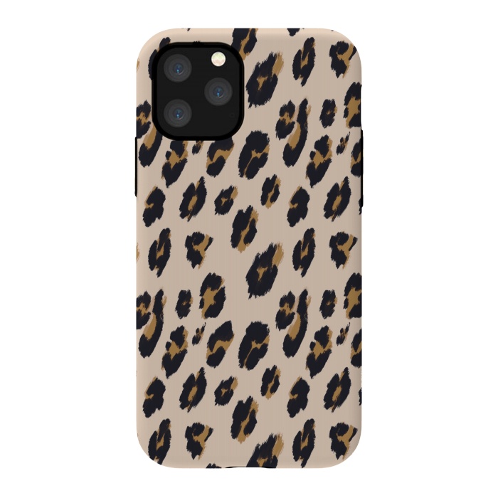 iPhone 11 Pro StrongFit B&B Leopard Design by Joanna Vog