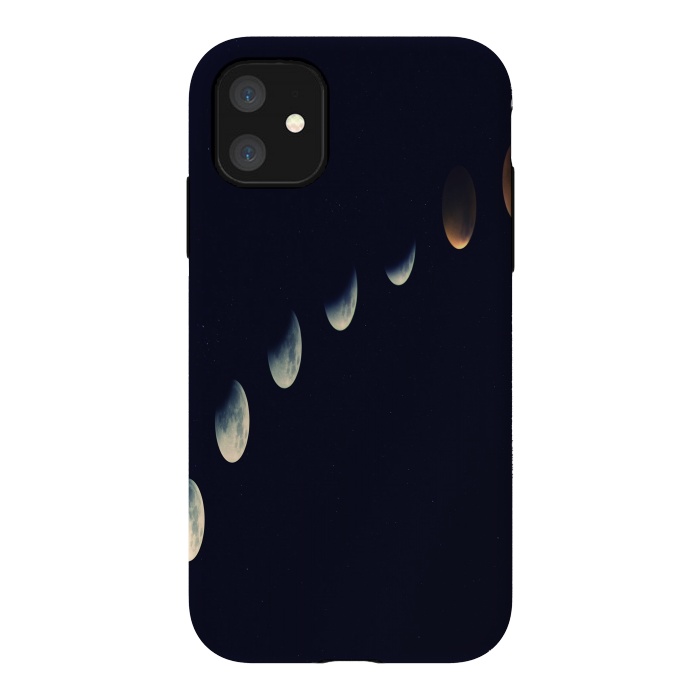 iPhone 11 StrongFit Moonlight Phases by Joanna Vog