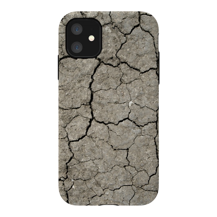 iPhone 11 StrongFit Dried-out Cracked Soil by Andrea Haase