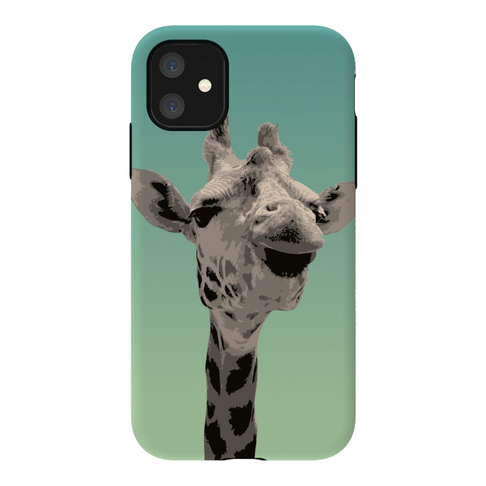 iPhone 11 StrongFit Giraffe by Mangulica