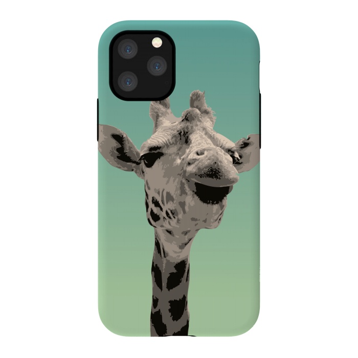 iPhone 11 Pro StrongFit Giraffe by Mangulica
