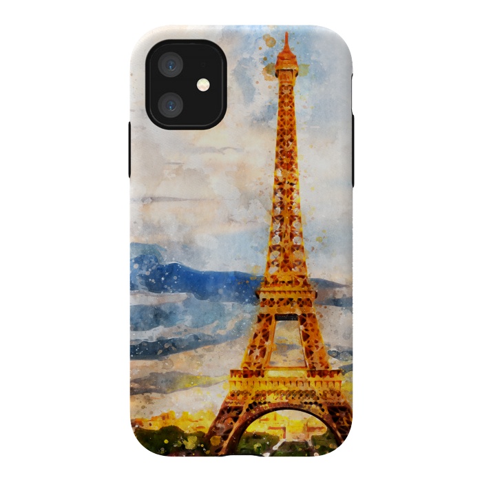 iPhone 11 StrongFit Eiffel Tower by Creativeaxle