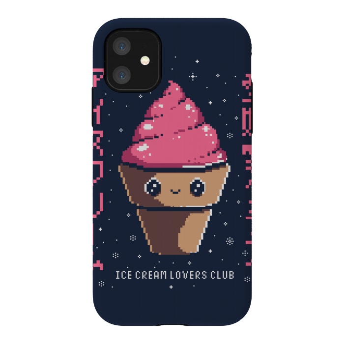 iPhone 11 StrongFit Ice cream lovers club by Ilustrata