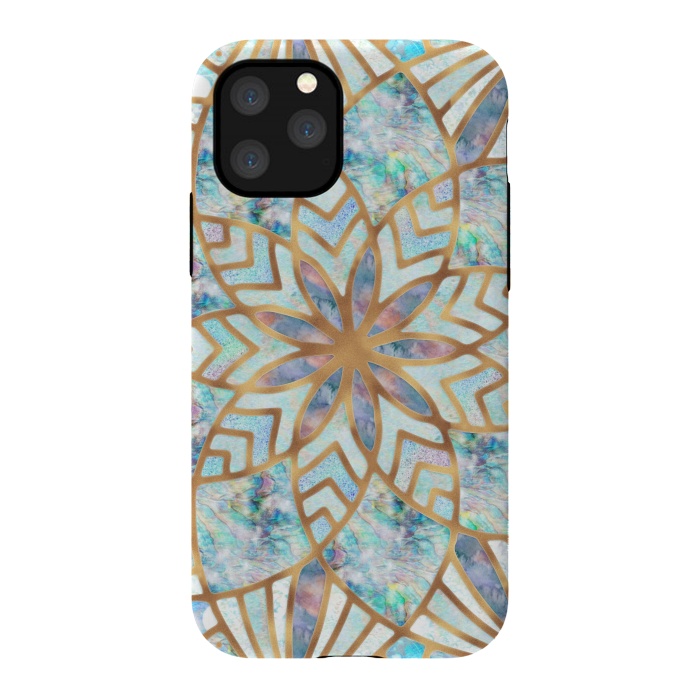 iPhone 11 Pro StrongFit Mother of Pearl Mandala by  Utart