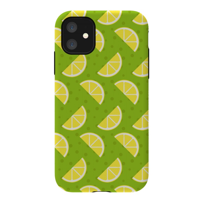 iPhone 11 StrongFit Lemon Pattern by Bledi