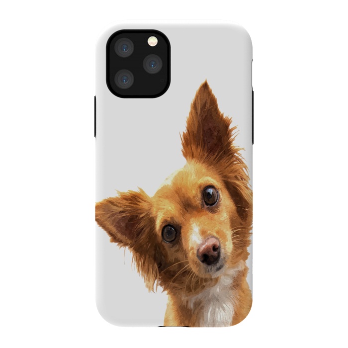 iPhone 11 Pro StrongFit Curios Dog Portrait by Alemi