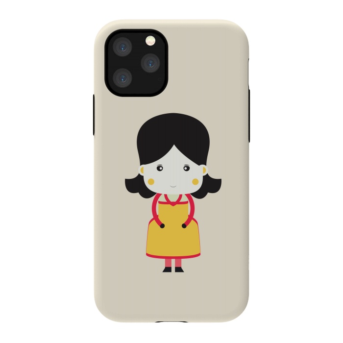 iPhone 11 Pro StrongFit cute little girl by TMSarts