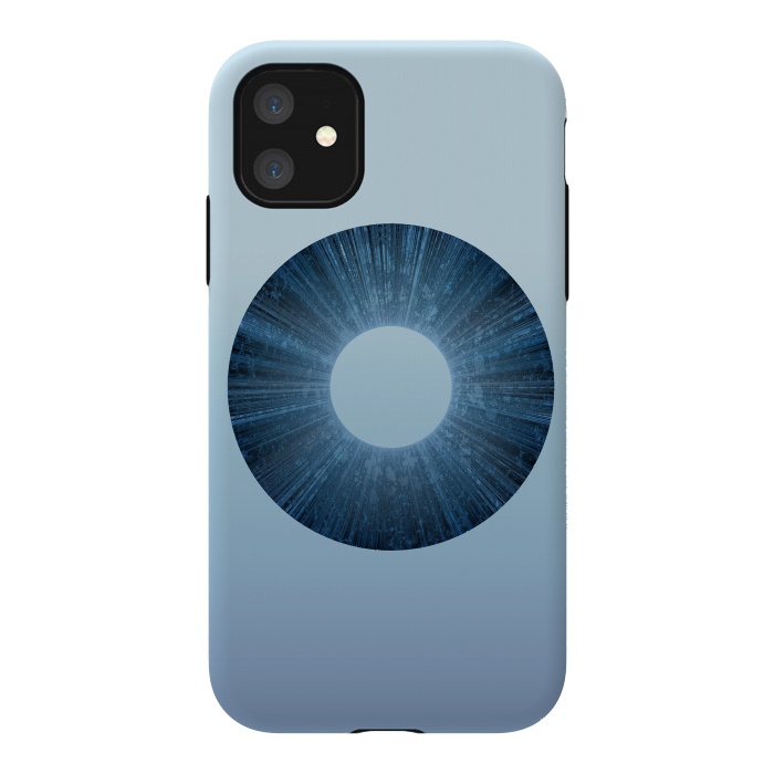 iPhone 11 StrongFit Blue Iris Object by Andrea Haase