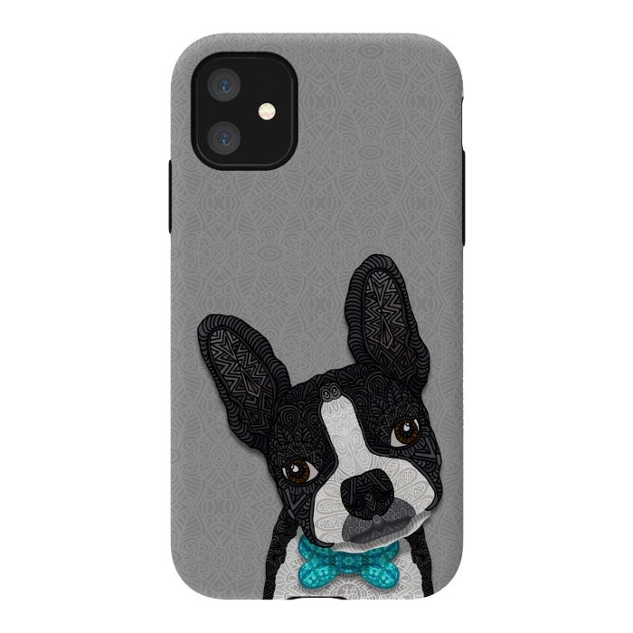 iPhone 11 StrongFit Bow Tie Boston by Angelika Parker