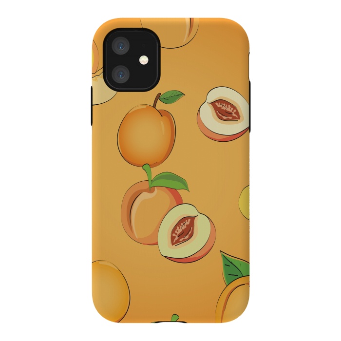 iPhone 11 StrongFit Peach Pattern 3 by Bledi