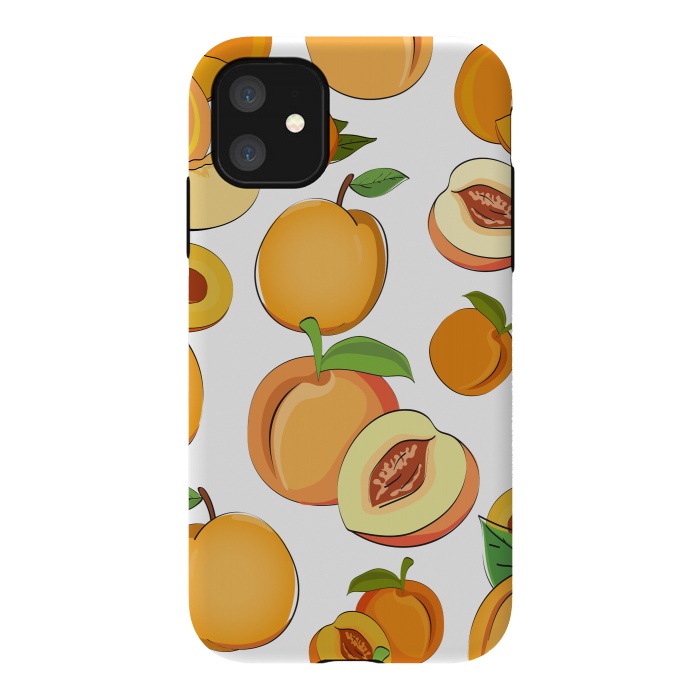 iPhone 11 StrongFit Peach Pattern 2 by Bledi