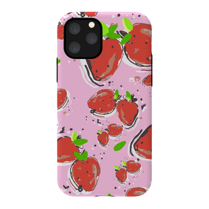 iPhone 11 Pro StrongFit Strawberry Crush New by MUKTA LATA BARUA
