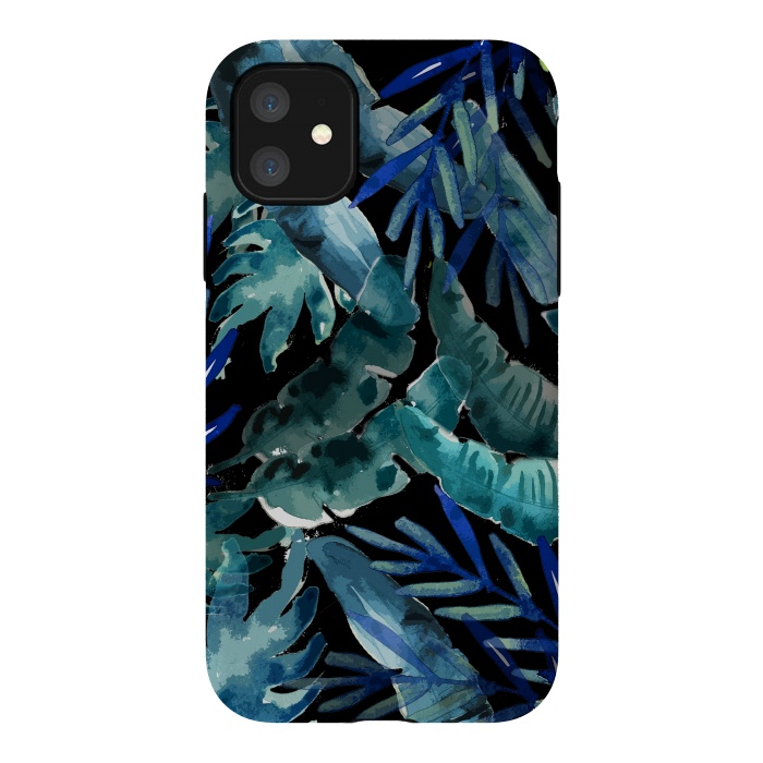 iPhone 11 StrongFit Tropical Mix Black by MUKTA LATA BARUA