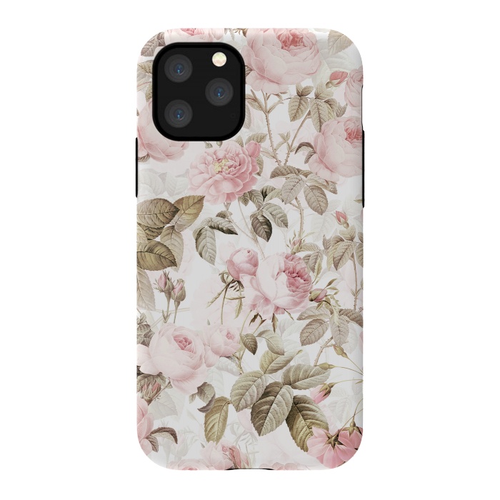 iPhone 11 Pro StrongFit Romantic Vintage Roses Pattern by  Utart