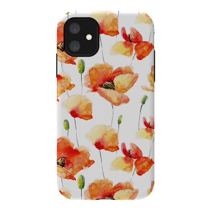 iPhone 11 StrongFit Poppies Forever by  Utart
