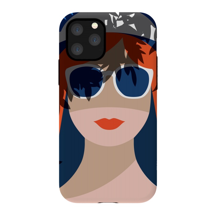 iPhone 11 Pro StrongFit Girl with Sunglasses by DaDo ART