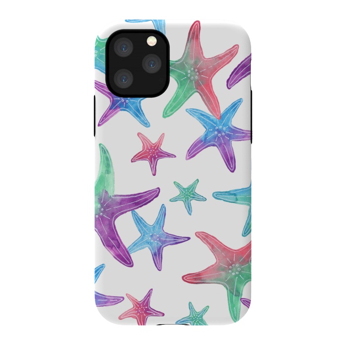 iPhone 11 Pro StrongFit Starfish Print by Becky Starsmore