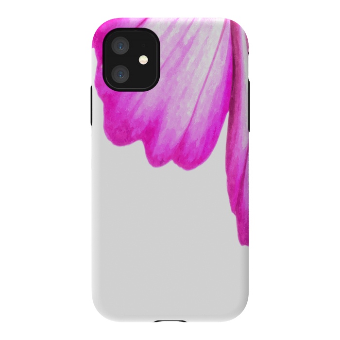 iPhone 11 StrongFit Pink Flower Abstract by Alemi