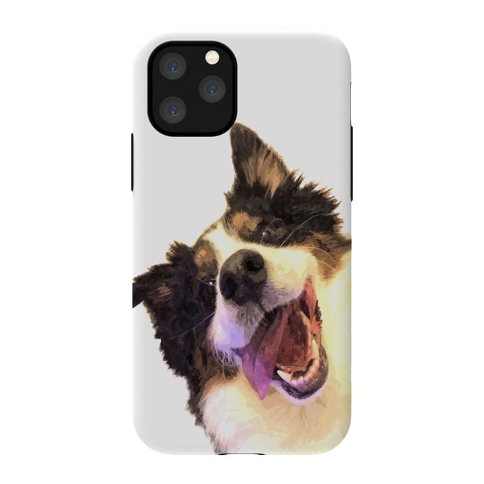 iPhone 11 Pro StrongFit Happy Dog by Alemi