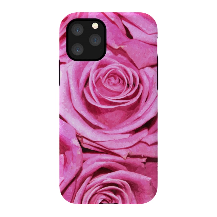 iPhone 11 Pro StrongFit Pink Roses  by Alemi