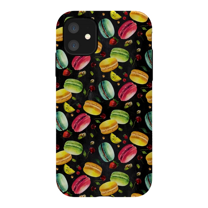 iPhone 11 StrongFit Macaroon Dance at Night by DaDo ART