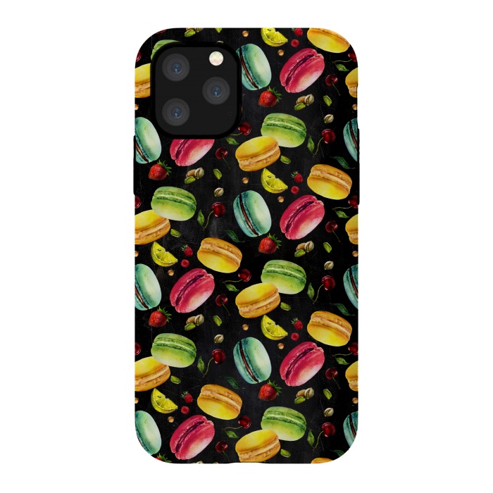 iPhone 11 Pro StrongFit Macaroon Dance at Night by DaDo ART