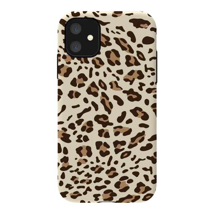 iPhone 11 StrongFit Leopard Texture 4 by Bledi