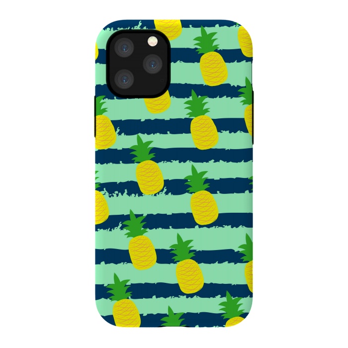 iPhone 11 Pro StrongFit summer pineapple pattern by MALLIKA