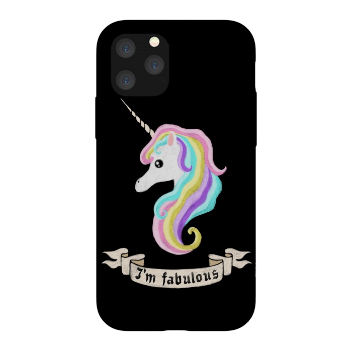 iPhone 11 Pro StrongFit Fabulous unicorn by Laura Nagel