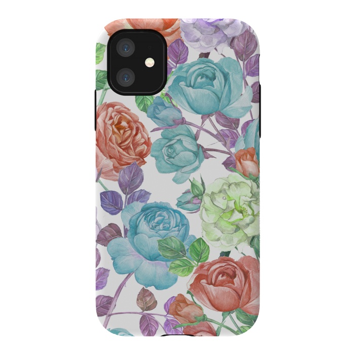 iPhone 11 StrongFit Breathless Rose by Creativeaxle