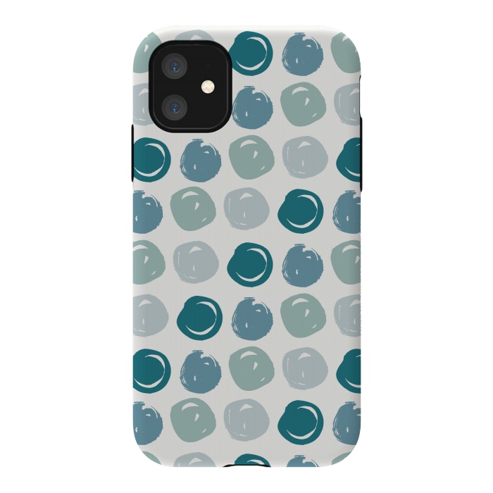 iPhone 11 StrongFit Little Circles by Creativeaxle