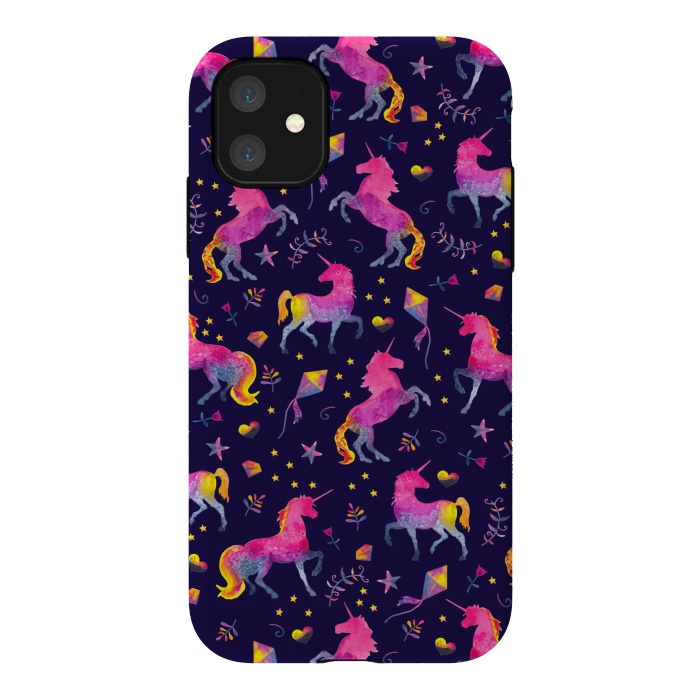 iPhone 11 StrongFit Unicorn Jubliee by gingerlique